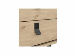 Nachtkastje Ry 44x41x60cm - decor - bruin & zwart