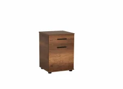 Nachtkastje Tulum 40x39x57cm - melamine - oslo walnoot