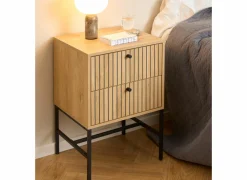 Nachtkastje 46x40x70cm - decor - bruin