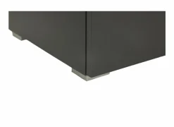 Nachtkastje 40x42x61cm - decor - grijs metallic