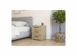 Nachtkastje 50x61x42cm - meubelplaat - artisan eik