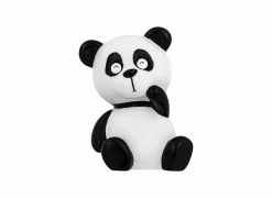 Nachtlampje Panda H13,5cm - kunststof - wit/zwart inclusief batterij