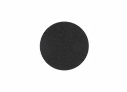 Onderzetters voor glazen Folze Ø10cm - vilt - zwart - set van 9