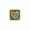 Onderzetters voor glazen Heart Wood 10x10cm, set van 6