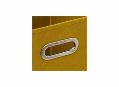 Opbergbox 31x31x31cm mosterd