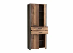 Opbergkast Clif-B 86x42x221cm - decor - old wood