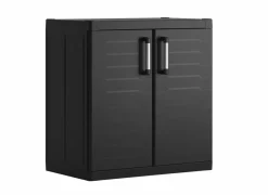 Opbergkast Detroit 89cm - polypropyleen - zwart
