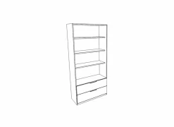 Opbergkast Image 7 80cm - melamine - honing eik