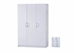 Opbergkast 120x40x180cm - decor - snow white