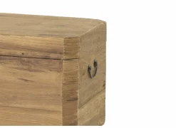 Opbergkoffer Opium 130x48x45cm - gerecycleerd den massief - naturel
