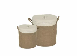 Opbergmand Vergara set van 2 - jute - naturel
