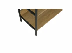 Opbergrek Aware 80x40x222cm - melamine & metaal - eik