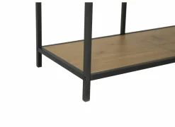 Opbergrek Tower 77x35x114cm - melamine & metaal - wild oak