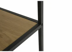 Opbergrek Tower 77x35x185cm - melamine & metaal - wild oak