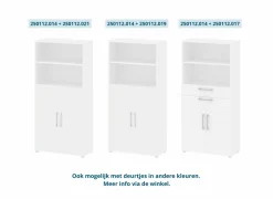 Opbouwset Prima 83,7x105,4cm - decor - wit