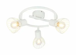 Opbouwspot Elhi met 3 spots 40W E14