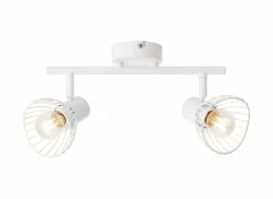 Opbouwspot Elhi met 2 spots 40W E14