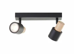 Opbouwspot Pini met 2 spots 10W GU10