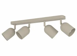 Opbouwspot Tilston met 4 spots 40W E14 zand