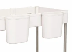 Organizer 2 niveaus 21,5x40,7x34cm - kunststof - beige