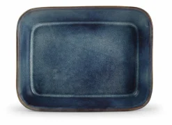 Ovenschaal Duna 27x21cm - stoneware - blauw