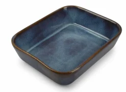 Ovenschaal Duna 21x17cm - stoneware - blauw
