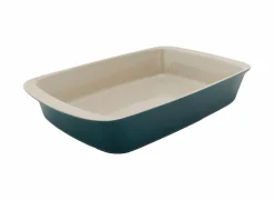 Ovenschaal Fontestic 34x20,8cm - stoneware - donkergroen