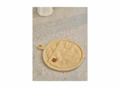 Pannenlap Stoff Ø20cm - katoen - amber