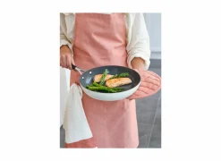 Pannenlap Stoff Ø20cm - katoen - rust