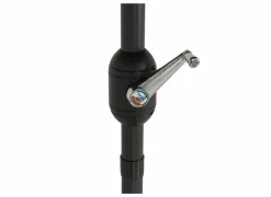 Parasol Nerissa Ø300cm zwart met beschermhoes