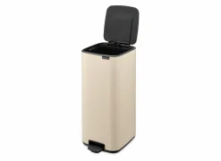 Pedaalemmer Bo Brabantia 30L - staal - soft beige