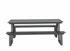 Picknicktafel Santorini173x200cm - aluminium - antraciet