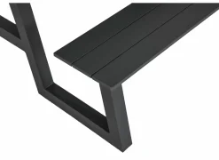 Picknicktafel Santorini173x200cm - aluminium - antraciet