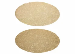 Placemat Ø38cm - kunststof - goud