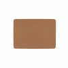 Placemat Togo 45x33cm - lederlook - indian tan