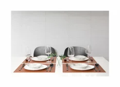 Placemat Troja 33x45cm - lederlook - caramel