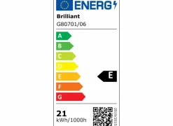 Plafondlamp Briston 45x45x5cm - kunststof & metaal - zwart