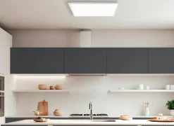 Plafondlamp Briston 60x60x5cm - kunststof & metaal - wit