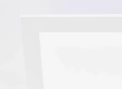 Plafondlamp Briston 100x25x5cm - kunststof & metaal - wit