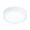 Plafondlamp Fueva 5 Ø16cm 10,5W LED staal wit