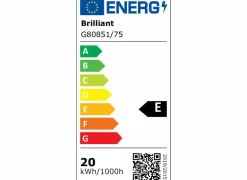 Plafondlamp Galo Ø30cm - kunststof - zwart