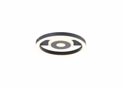 Plafondlamp Maureen Ø20cm - metaal/kunststof - zwart