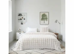 Plaid Bilbao 220x240cm - microvezel - beige