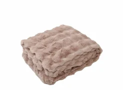 Plaid Bilbao 150x200cm - polyester - poudre