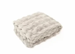 Plaid Bilbao 150x200cm - polyester - beige