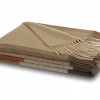 Plaid Desire Camel 130x170cm - polyester & katoen - bruin