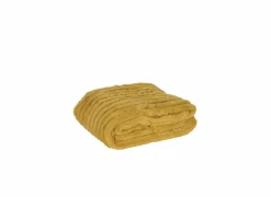 Plaid Gabriella 150x200cm - imitatie konijnenvacht - geel