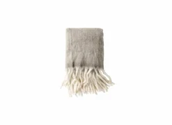 Plaid Libbe 130x170cm - acryl - grijs