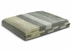 Plaid Moss Charming 150x200cm - wol & kasjmier - grijs