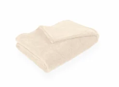 Plaid Pippa 150x200cm - flanel - ivoor